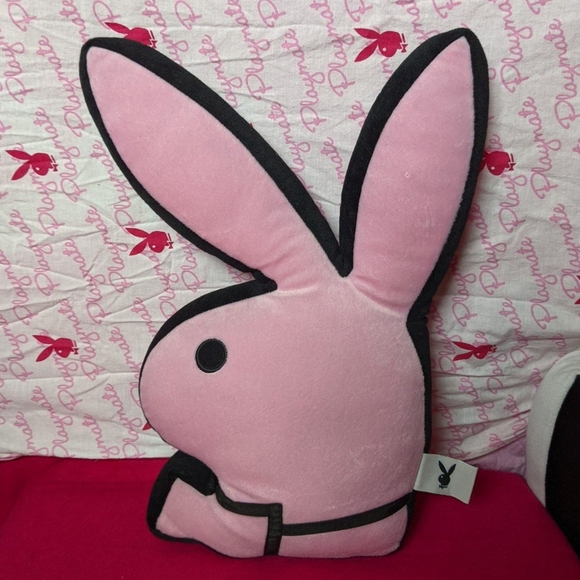 PLAYBOY Accessories - Playboy vintage light pink bunny pillow